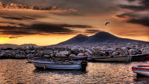 Mount Vesuvio Artistic Shot Italy Wallpaper