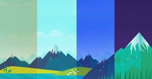 Mountain Art Google Desktop Wallpaper