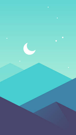 Mountains Minimalist Phone Wallpaper