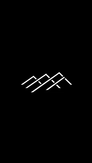 Mountains Outline Minimalist Black Phone Wallpaper