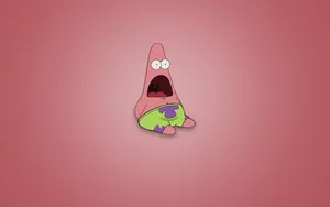Mouth Open Patrick Aesthetic Spongebob Desktop Wallpaper