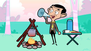 Mr. Bean Campsite Wallpaper