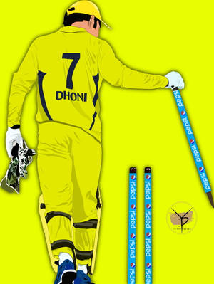 Msd Yellow-green Artwork Wallpaper