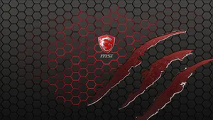 Msi Creates Red Hot Tech Wallpaper