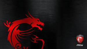 Msi G Series Logo Emblazoned On A Red Background Wallpaper