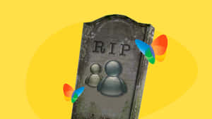 Msn Tombstone On Yellow Wallpaper