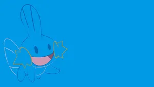 Mudkip Outline Art Wallpaper