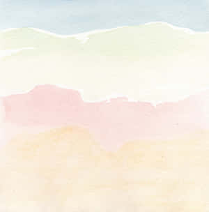 Multiple Shades Of Calming Blue Pastel Watercolors Wallpaper
