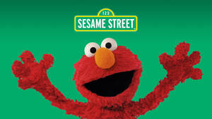 Muppet Elmo In Green Cover Wallpaper