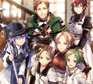 Mushoku Tensei Anime Characters Wallpaper