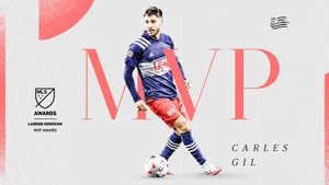 Mvp Poster Of Football Player Carles Gil Wallpaper