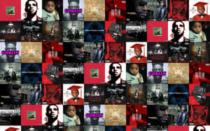 My Beautiful Dark Twisted Fantasy Jumbled Poster Wallpaper