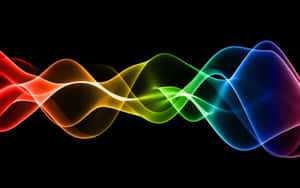 Mysterious Abstract Neon Art Wallpaper