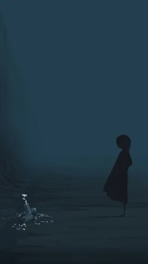 Mysterious Figureand Shatteredi Phone Wallpaper