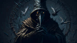 Mysterious Plague Doctorin Dark Setting.jpg Wallpaper