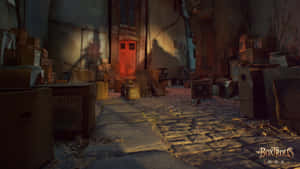 Mysterious Shadows Of The Boxtrolls And Henchmen Wallpaper