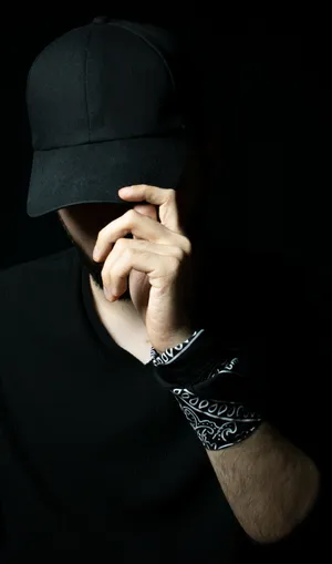 Mystery Man With A Cap Wallpaper