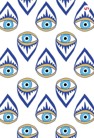 Mystic Evil Eye Iphone Wallpaper Wallpaper
