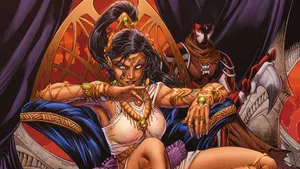 Mystic_ Warriors_ Fantasy_ Artwork Wallpaper