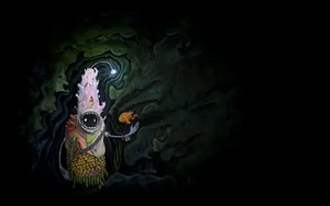 Mystical_ Creature_ Abyss_ Artwork Wallpaper