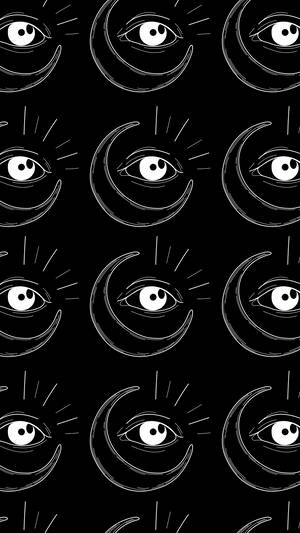 Mystical Eyes Gothic Phone Wallpaper