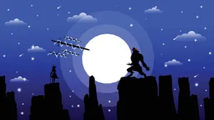 Mystical_ Night_ Silhouettes Wallpaper