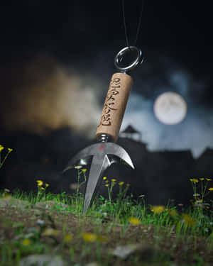 Mystical Ninja Kunai Night Scene Wallpaper