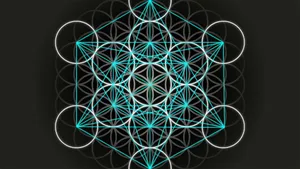 Mystical Sacred Geometry Design Wallpaper