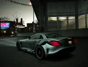 N F S World Nighttime Racing Scene Wallpaper