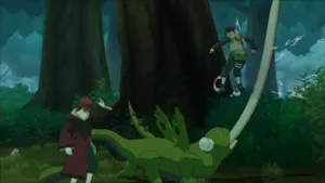 Nagato Summons A Giant Chameleon Wallpaper