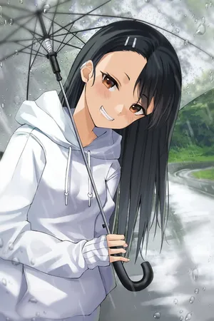 Nagatoro Under The Rain Wallpaper