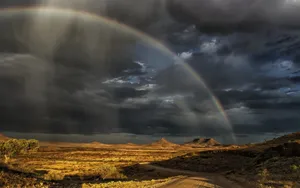 Namibia Dark Sunset Wallpaper