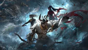 Naraka Bladepoint Pastel Cover Wallpaper