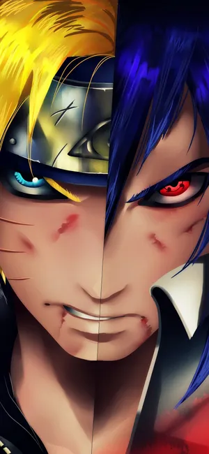 Naruto And Sasuke Merge Wallpaper