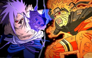 Naruto And Sasuke Undergo Transformation In Naruto Shippuden. Wallpaper