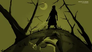 Naruto Behind Sasuke 4k Wallpaper