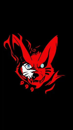 Naruto Kurama And Uzumaki Vector Art Wallpaper