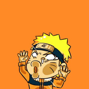 Naruto Uzumaki In Chibi Style Wallpaper