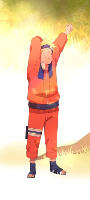 Naruto Uzumaki Victory Pose Wallpaper