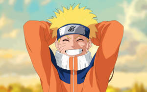 Naruto Uzumaki With A Happy Smile Wallpaper