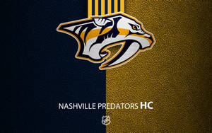 Nashville Predators Blue And Yellow Wallpaper