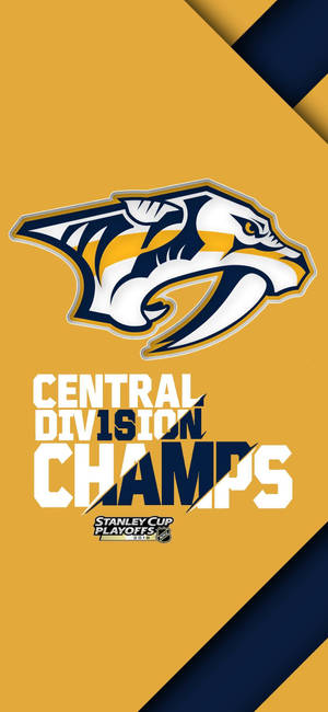 Nashville Predators Central Division Champs Wallpaper