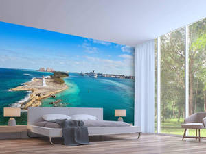 Nassau Bahamas Living Room Mural Wallpaper