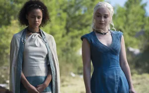 Nathalie Emmanuel And Emilia Clarke Wallpaper