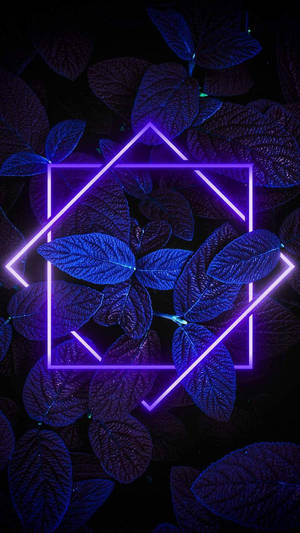Nature Dark Neon Themes Wallpaper