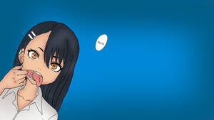 Naughty Nagatoro Speech Bubble Wallpaper