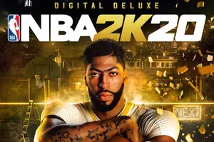 Nba 2k20 Action-packed Gameplay On The Court Wallpaper