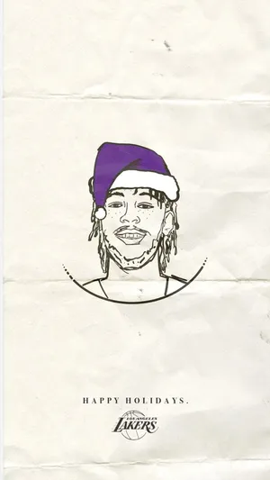 Nba Christmas Lakers Wallpaper