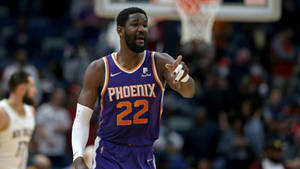 Nba League Phoenix Suns No. 22 Deandre Ayton Wallpaper