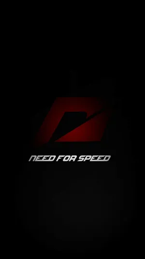 Need For Speed Game Logo Black Aesthetic Iphone Wallpaper